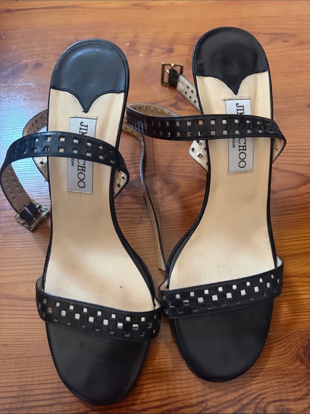 Leather Lasercut Accents Sandals